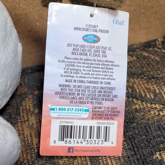 Disney Olaf 13 inch Stuffed Animal– Frozen 2 - Picture 3 of 4